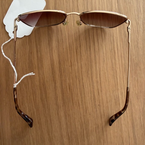 Derek Lam Millie Gold Frame Women\'s Gradient Brown Square Sunglasses main image 9
